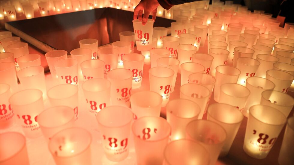 Das Lichtfest erinnert an den Herbst '89. Das Lichtfest erinnert an den Herbst '89.