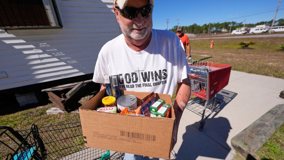 Wegen der unsicheren Lage spenden viele Amerikaner nun Lebensmittel - wie hier im Bundesstaat Missouri. (Archivbild)