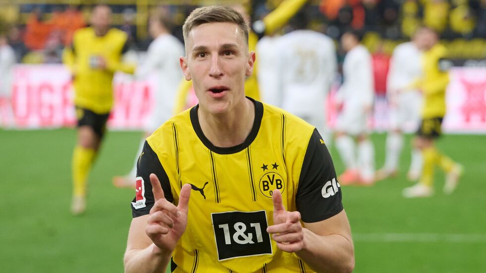 Nico Schlotterbeck in seinem bislang letzten Spiel für den BVB Ende März.  