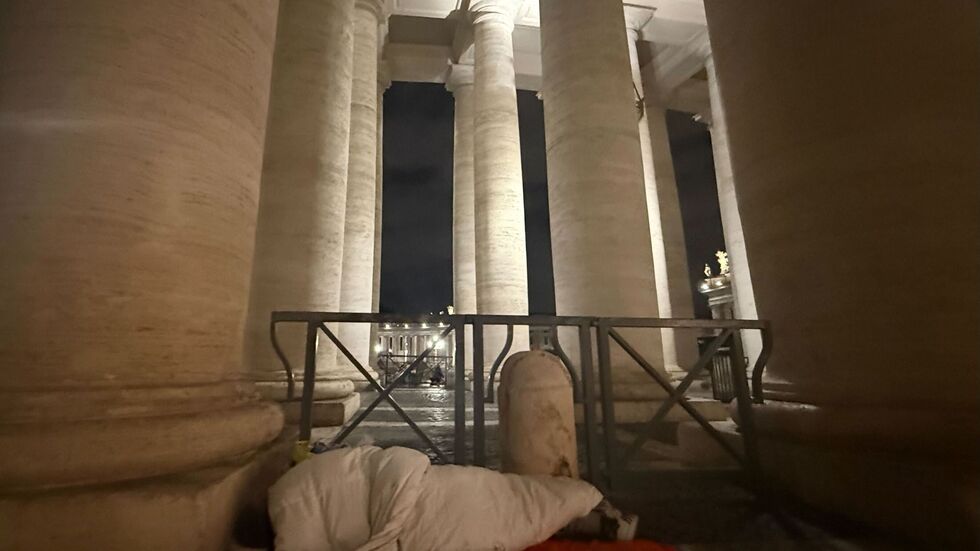 Auch dicke Schlafsäcke reichen jetzt nicht wirklich aus. Auch dicke Schlafsäcke reichen jetzt nicht wirklich aus.