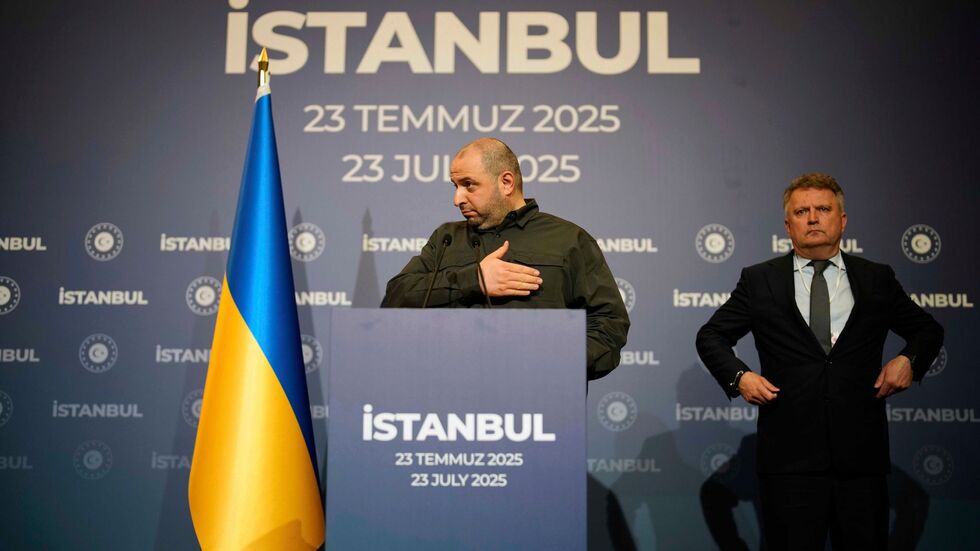 Umjerow führte ab Mai für die Ukraine Verhandlungen mit Russland und soll auch nun wieder einen Gefangenenaustausch vermitteln. (Archivbild) Umjerow führte ab Mai für die Ukraine Verhandlungen mit Russland und soll auch nun wieder einen Gefangenenaustausch vermitteln. (Archivbild)