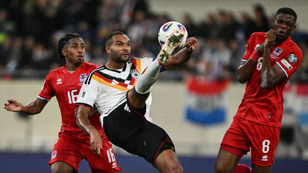 Jonathan Tah hatte in seinem ersten Spiel als DFB-Kapitän mehr Arbeit als gedacht. Jonathan Tah hatte in seinem ersten Spiel als DFB-Kapitän mehr Arbeit als gedacht.