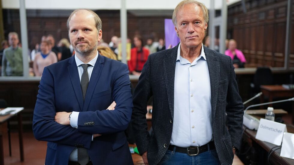 Gerhard Dellings Verteidiger David Rieks meint, dass der Vorwurf der Beihilfe zur Kindesentziehung gegen seinen Mandanten nicht zutrifft. Gerhard Dellings Verteidiger David Rieks meint, dass der Vorwurf der Beihilfe zur Kindesentziehung gegen seinen Mandanten nicht zutrifft.