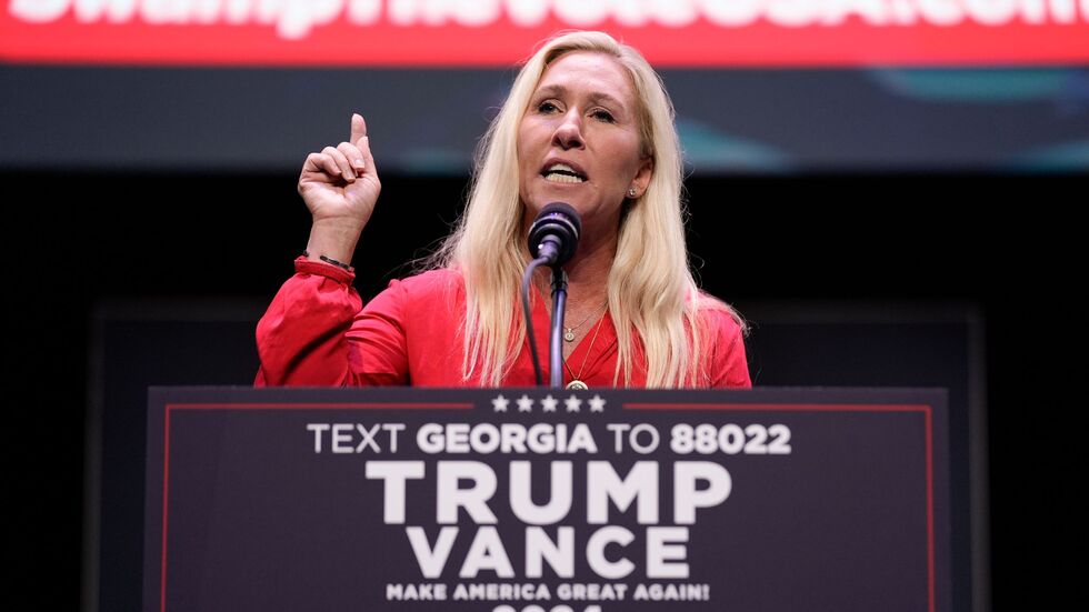 Vergangenes Jahr machte die Hardlinerin noch eifrig Wahlkampf für Trump. (Archivbild) Vergangenes Jahr machte die Hardlinerin noch eifrig Wahlkampf für Trump. (Archivbild)