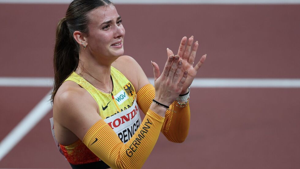 Siebenkämpferin Sandrina Sprengel überraschte.