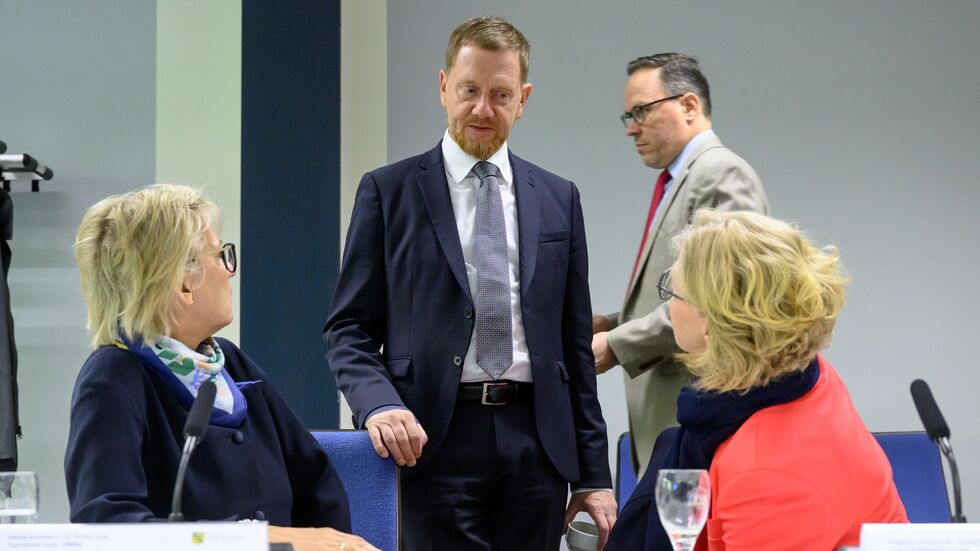 Sachsens Landesregierung trifft sich zur auswärtigen Kabinettssitzung in Lichtenstein. Sachsens Landesregierung trifft sich zur auswärtigen Kabinettssitzung in Lichtenstein.