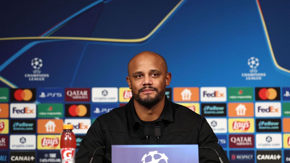 Vincent Kompany will das Duell in Paris gewinnen. Vincent Kompany will das Duell in Paris gewinnen.