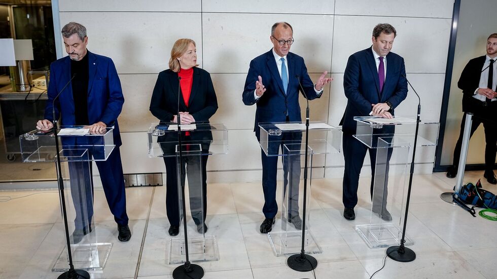 Kanzler Merz: «Ein starkes Deutschland braucht eine starke Wirtschaft.» Kanzler Merz: «Ein starkes Deutschland braucht eine starke Wirtschaft.»