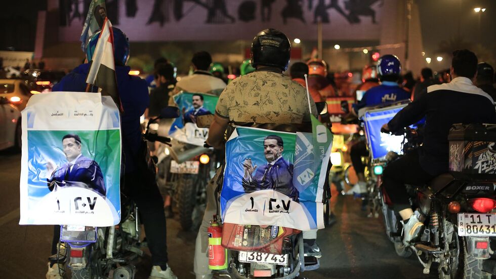 Die Liste von Ministerpräsident al-Sudani gewinnt die Parlamentswahl im Irak. Die Liste von Ministerpräsident al-Sudani gewinnt die Parlamentswahl im Irak.