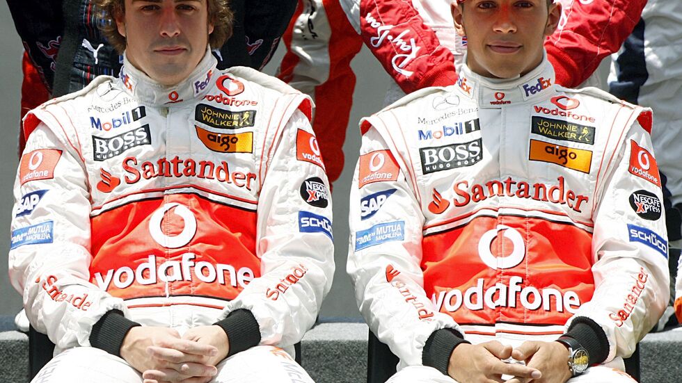 Keine besten Freunde - damals kostete ein Giftduell einem der McLaren-Fahrer die WM.