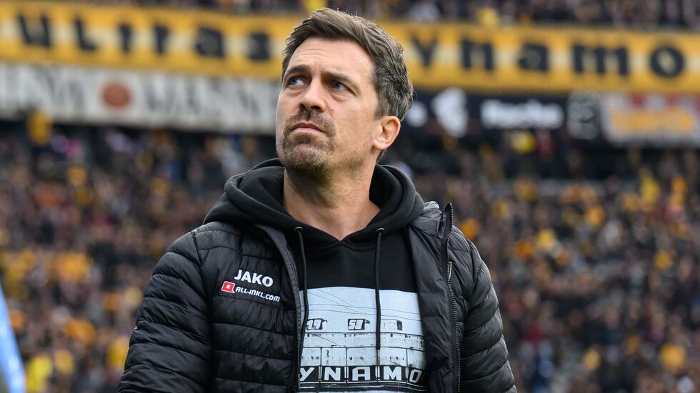 Dynamo-Trainer Stamm hatte auch auf die Unterstützung der Fans gesetzt. Dynamo-Trainer Stamm hatte auch auf die Unterstützung der Fans gesetzt.