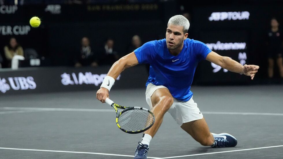 Carlos Alcaraz war gegen den US-Amerikaner Taylor Fritz chancenlos.