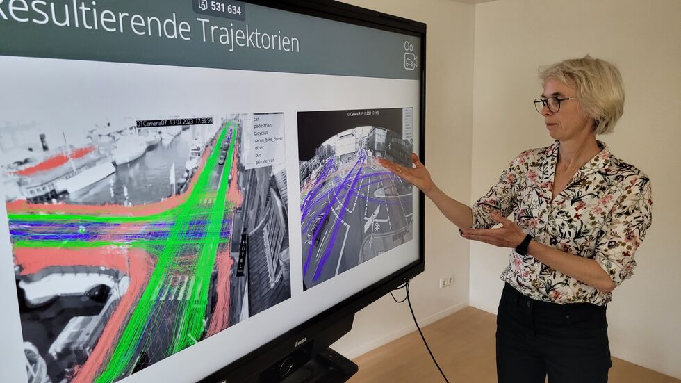 Regine Gerike, Leiterin der Professur für Mobilitätssystemplanung an der TU Dresden: Wir wollen Verkehrsflüsse und Verkehrssicherheit besser verstehen.