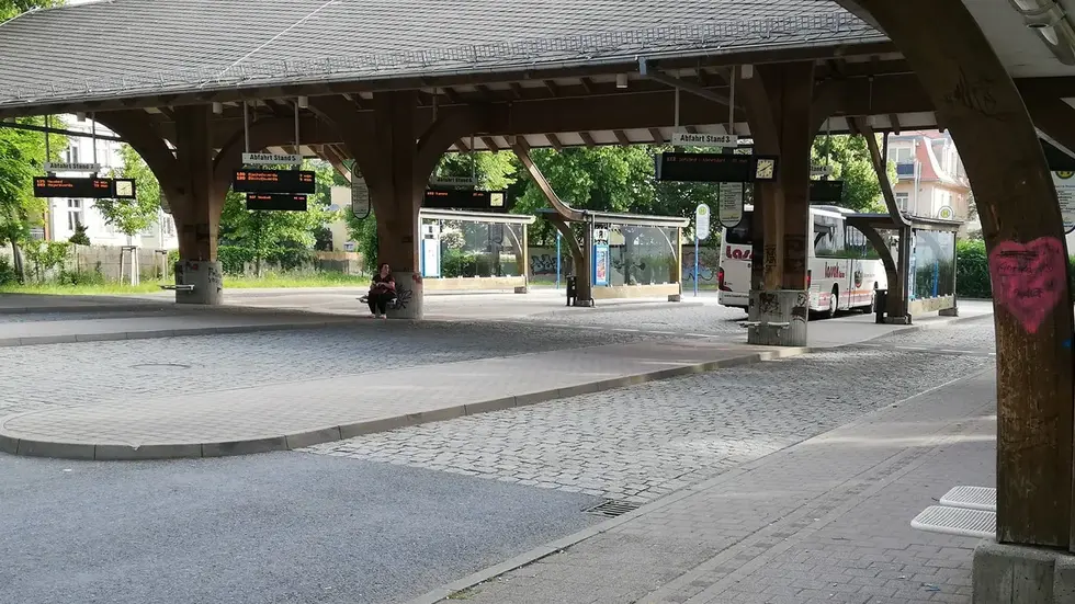 Busbahnhof in Bautzen. Symbolbild Busbahnhof in Bautzen. Symbolbild