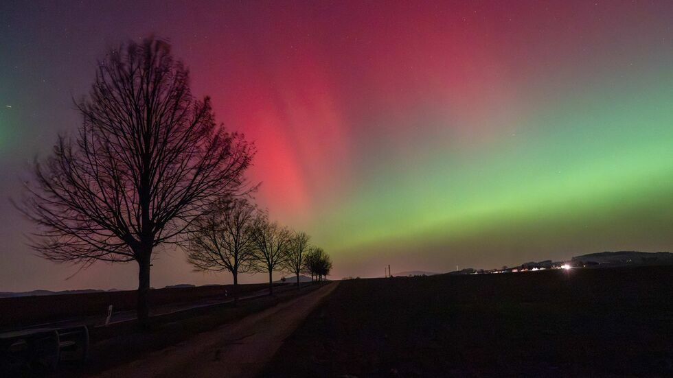 Polarlichter über Oybin