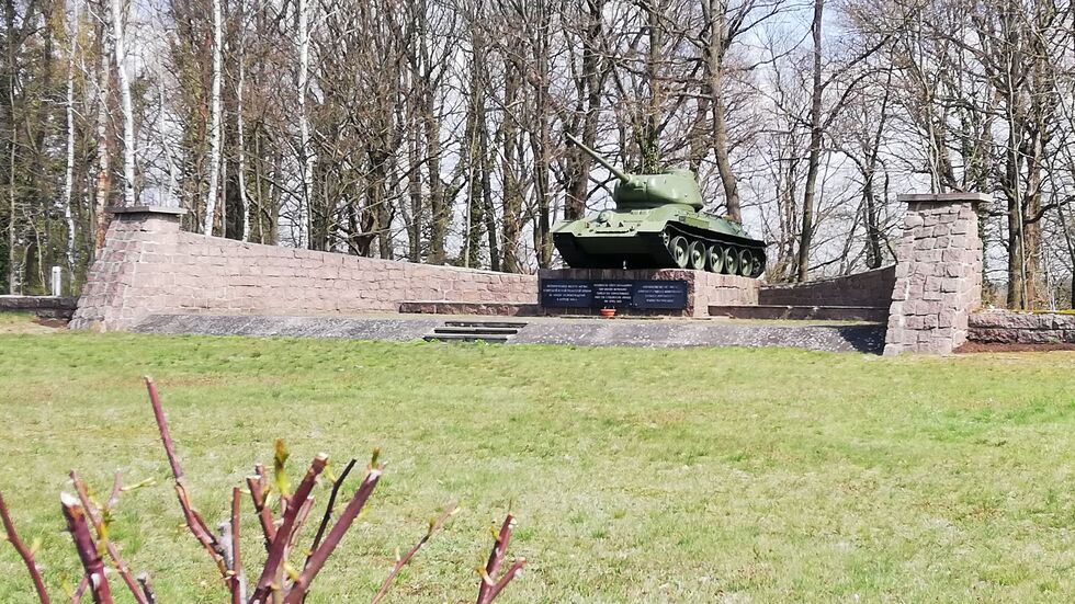 Denkmal der Roten Armee in Rothenburg. 
