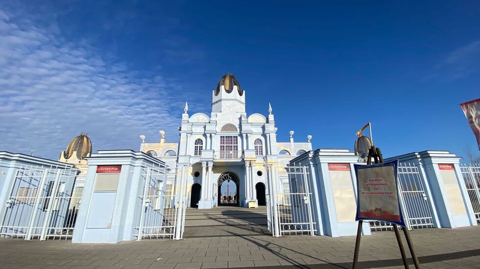 Der Freizeitpark Belantis bei Leipzig hat die Presse am Donnerstag zur Vorstellung der Umbaupläne geladen.