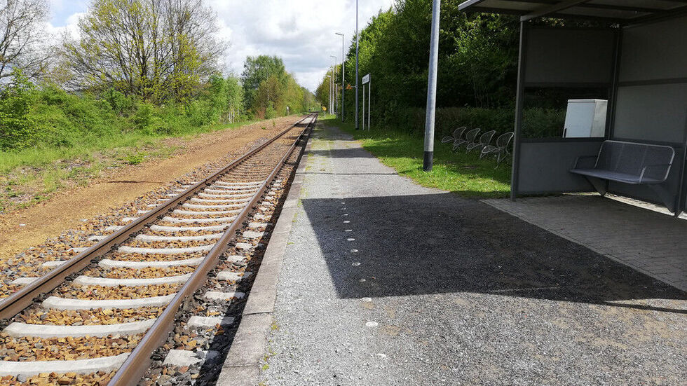 Haltepunkt Bischheim-Gersdorf - Keine S-Bahn in Sicht Haltepunkt Bischheim-Gersdorf - Keine S-Bahn in Sicht