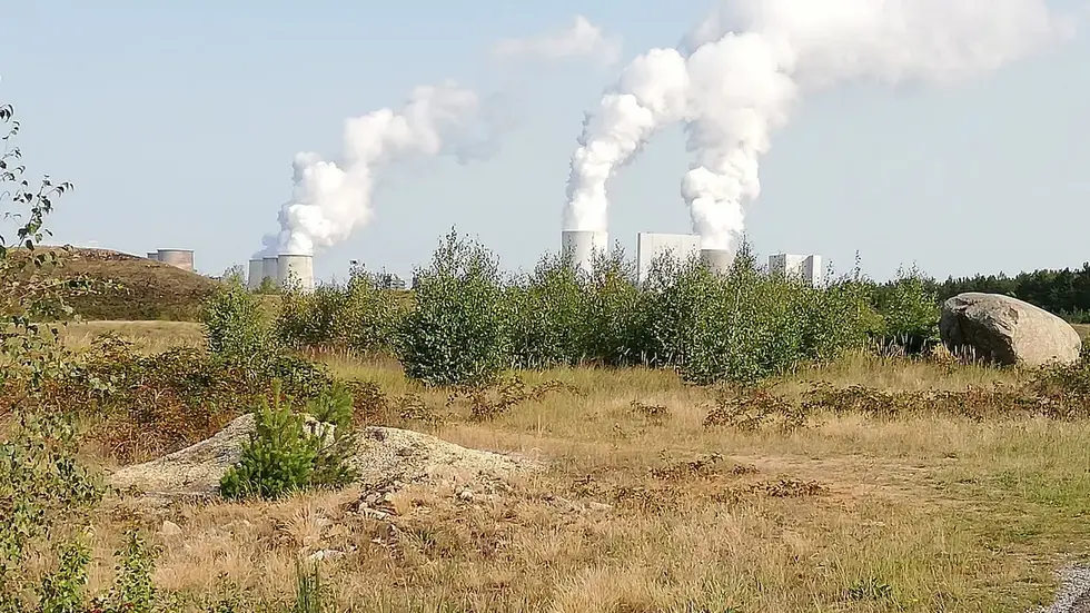 Blick auf das Kraftwerk Boxberg Blick auf das Kraftwerk Boxberg