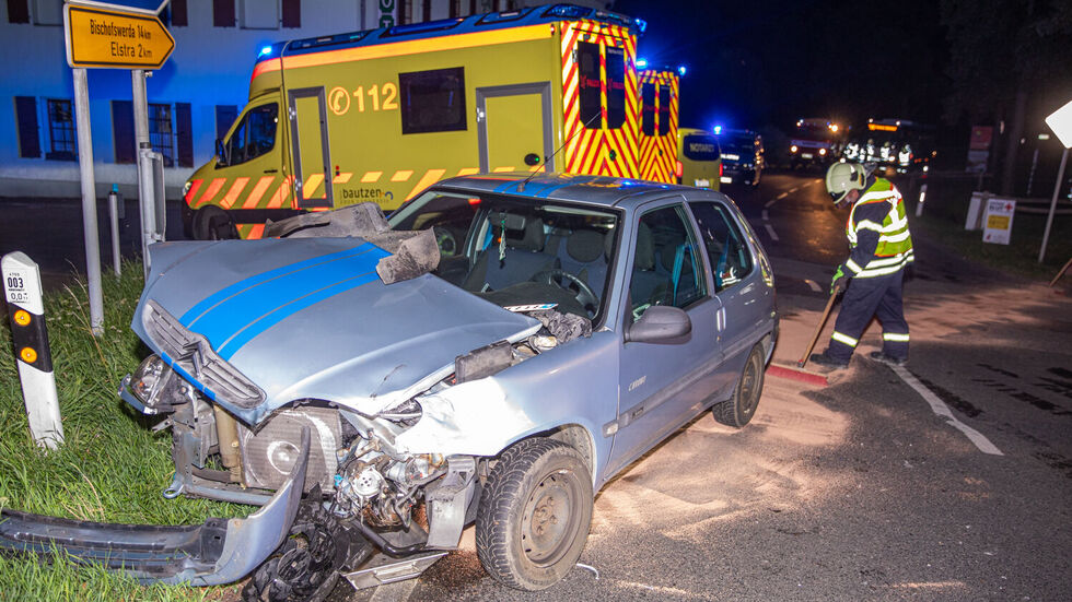 Unfall in Prietitz