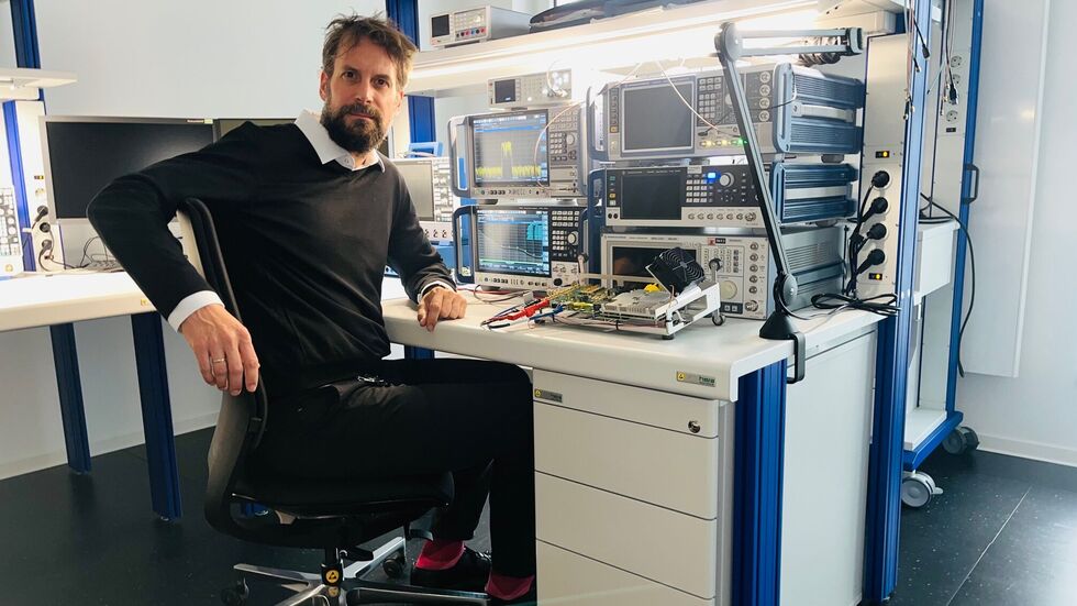 Michael Grieger leitet den Dresdner Standort von Rohde & Schwarz, einem Spezialisten für Mess- und Komunikationssysteme