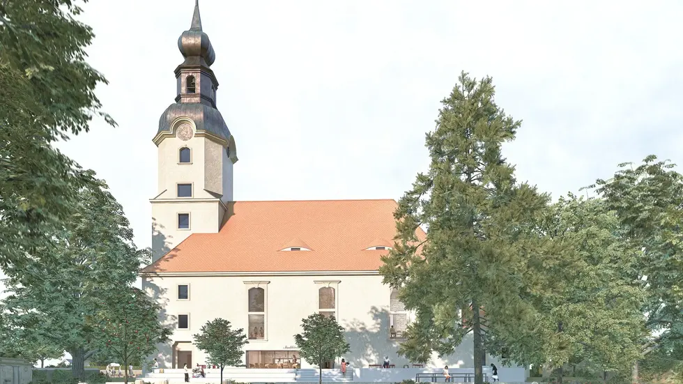 So wird die neue Stadtkirche aussehen 