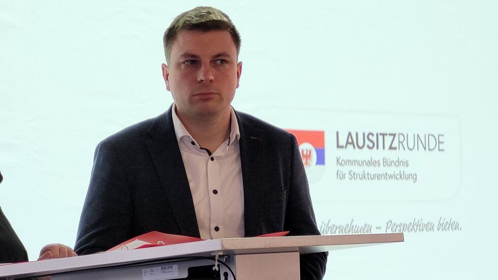 Der Boxberger Bürgermeister Hendryk Balko