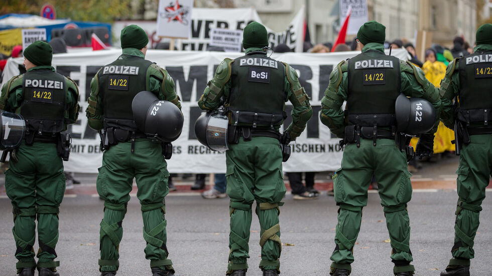Demonstration/Polizei