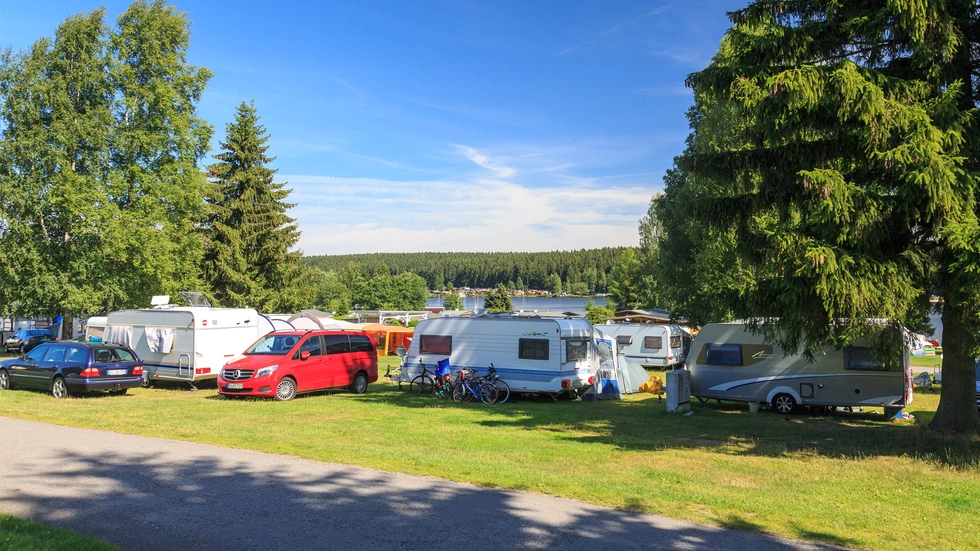 Campingplatz im Erzgebirge (Foto: Campingpark Greifensteine)