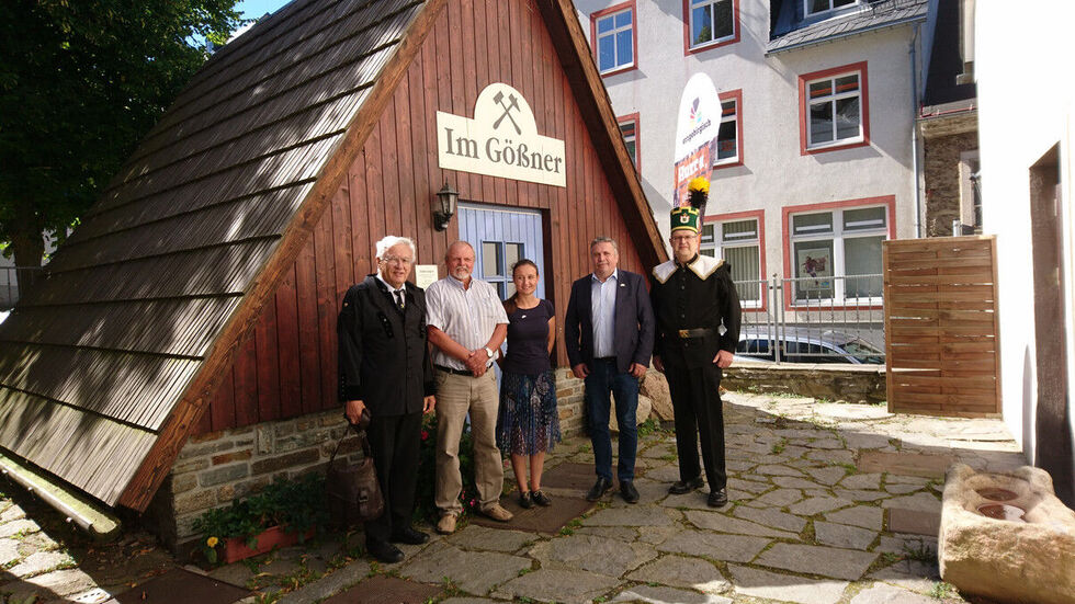 Der Eingang zum Bergwerk. 