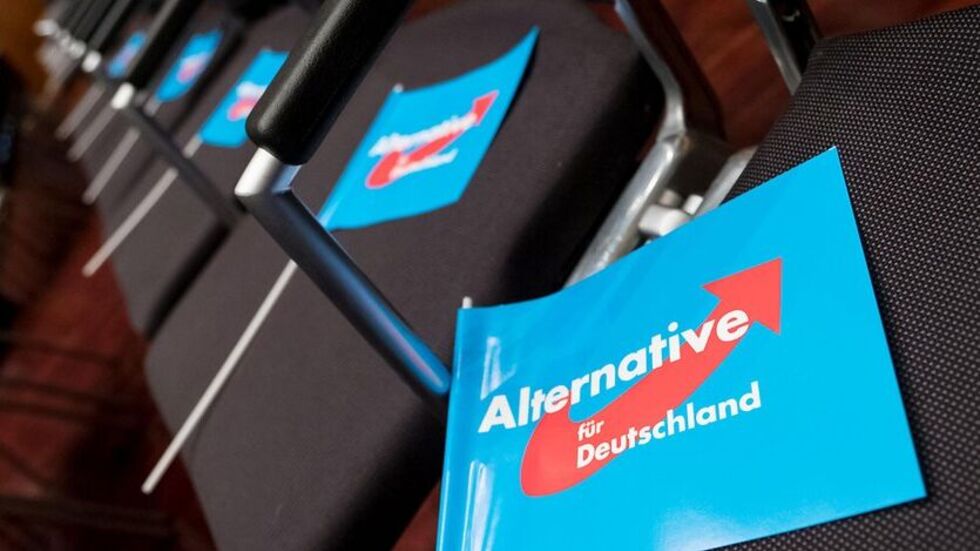 Fähnchen der AfD. (Symbolbild) Fähnchen der AfD. (Symbolbild)