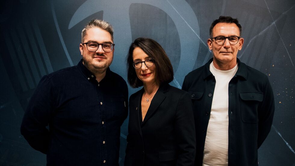 Der neue Aufsichtsratschef Michael Ziegenbalg (links), Schriftführerin Ines Kilian (Mitte) und der stellvertretende Aufsichtsratschef Michael Born (rechts)