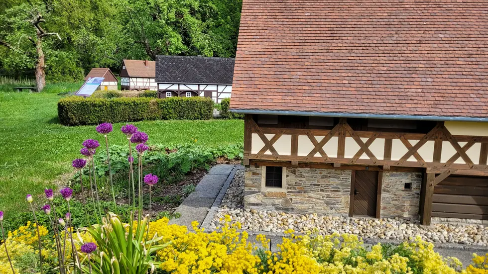 Umgebindehaus-Miniaturenpark in Cunewalde