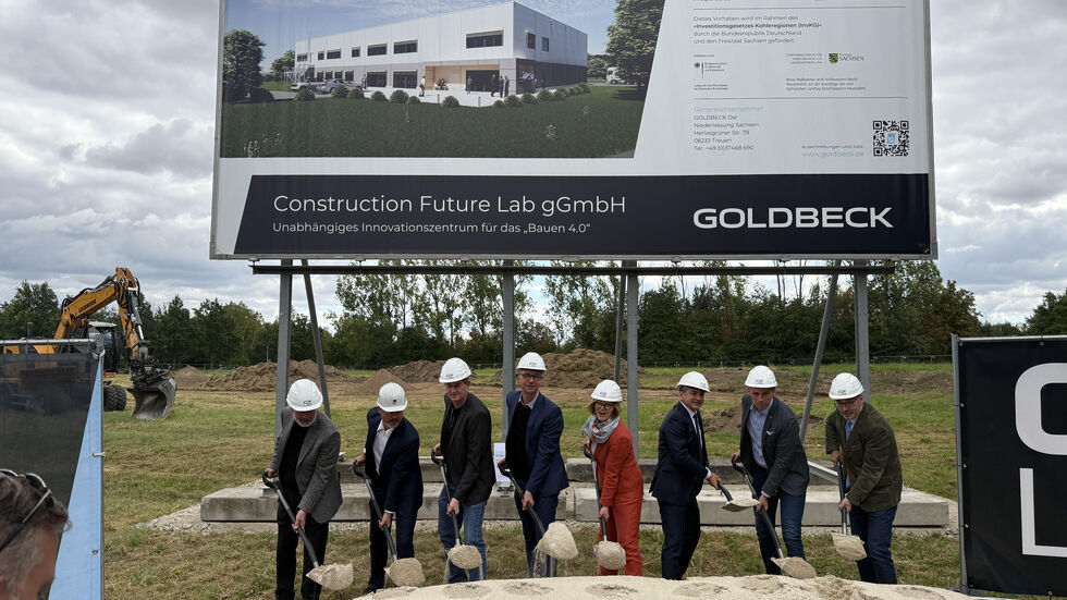 Spatenstich für die Zukunft am Freitagmittag in Görlitz-Klingenwalde.