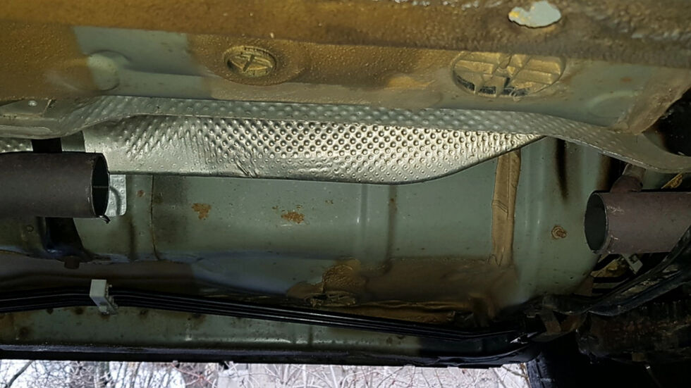 Gestohlener Katalysator. Foto: Tele-Lausitz (Danilo Dittrich)