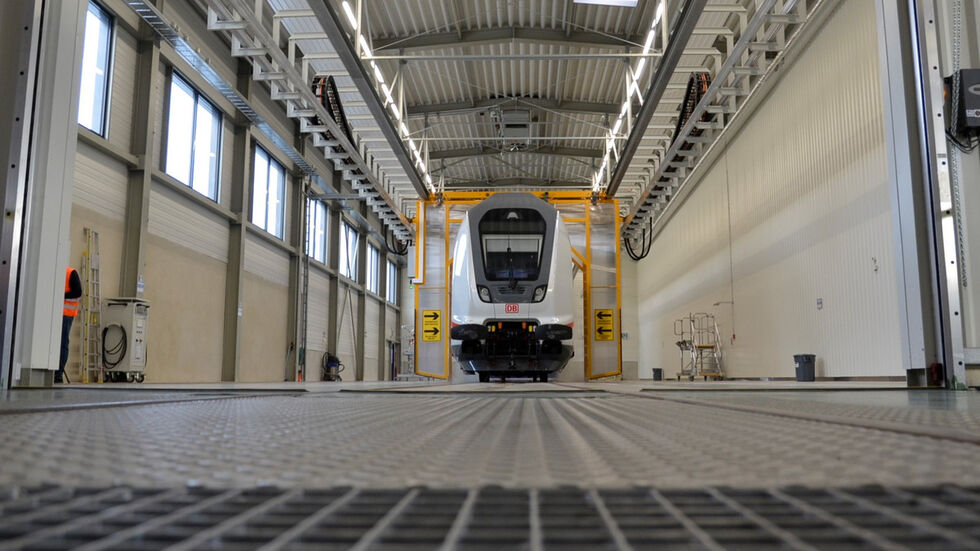 Testzentrum im Bombardierwerk Bautzen. Foto: kmk